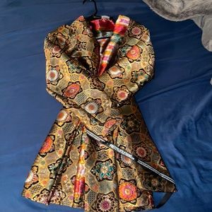 Pretty Little Thing Patterned blazer dress